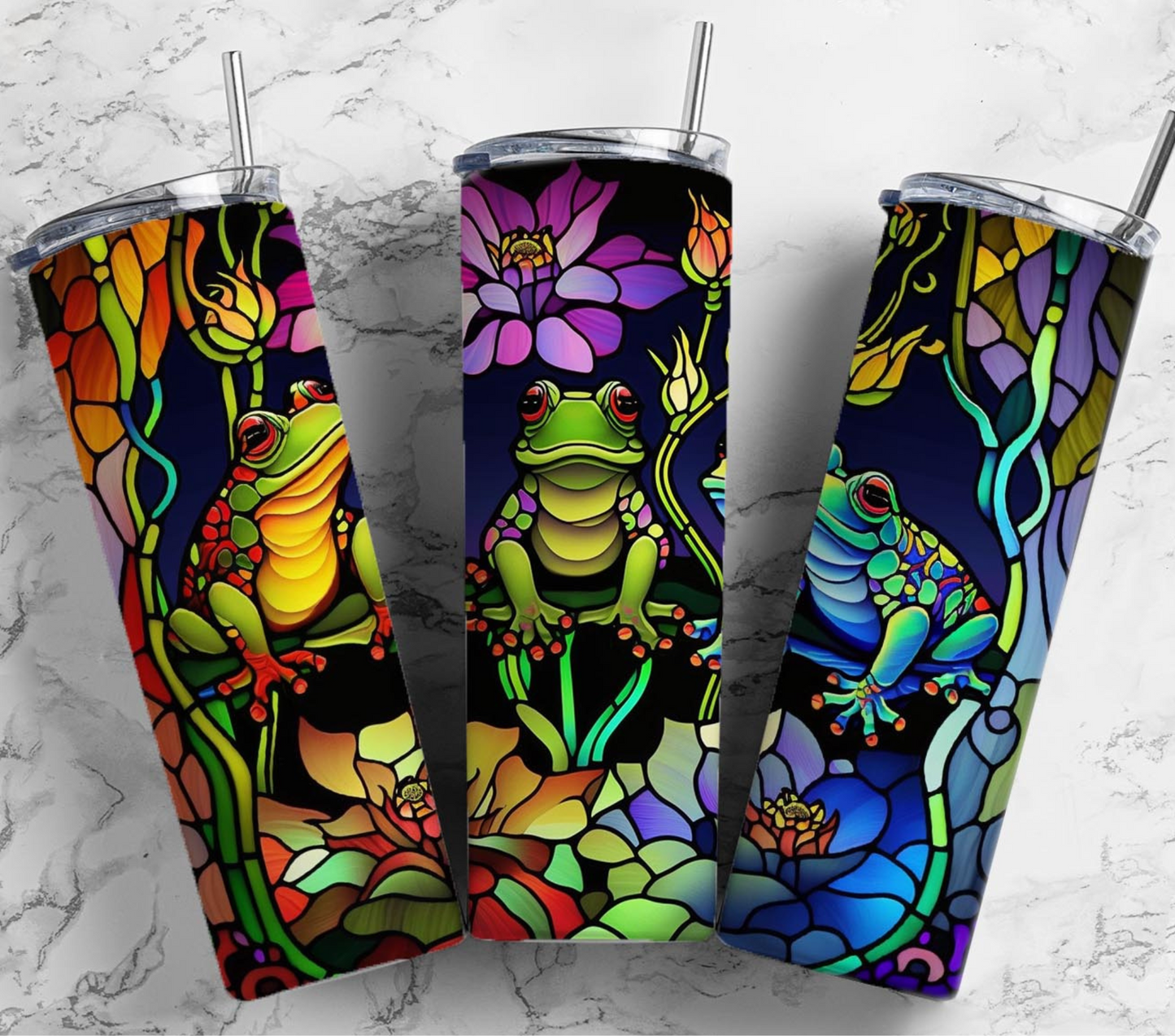 Stained Glass - Adhesive Vinyl Wraps - 30 Design Options