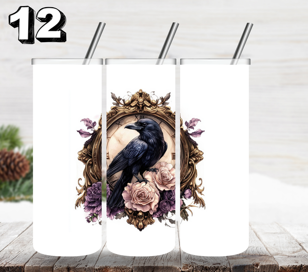 Gothic Raven UV DTF Decal