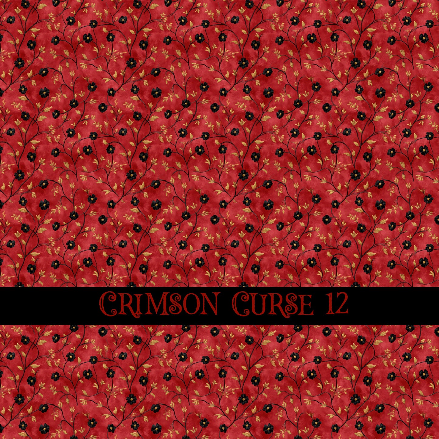 Crimson Curse Vinyl collection- 12x12 vinyl sheets-14 designs available