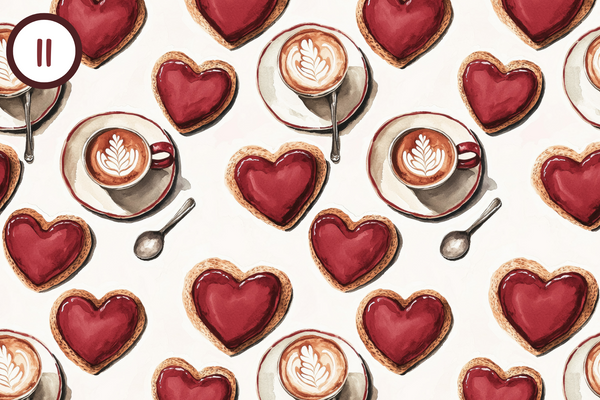 Day of Love Collection - Adhesive Vinyl 12x12 Sheets - 15 Design Options