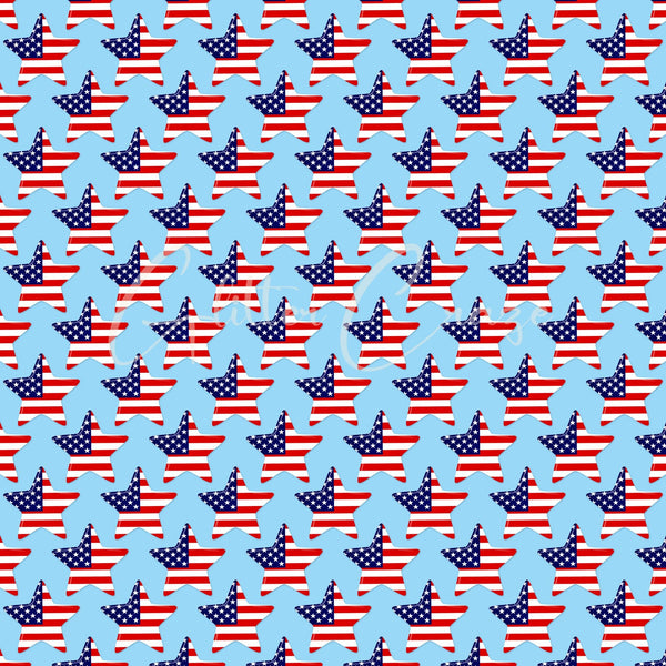 4th of July - Adhesive Vinyl 12x12 sheets - 30 patterns
