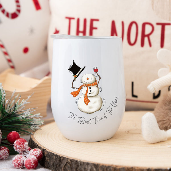 Tipsy Snowman - UV DTF Decals