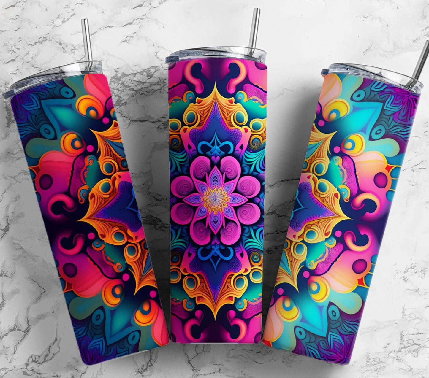 Mandala - Adhesive Vinyl Wraps - 6 Design Options