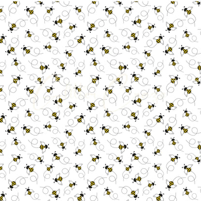 Bee Happy Collection 25 prints - Adhesive Vinyl 12x12 Sheets