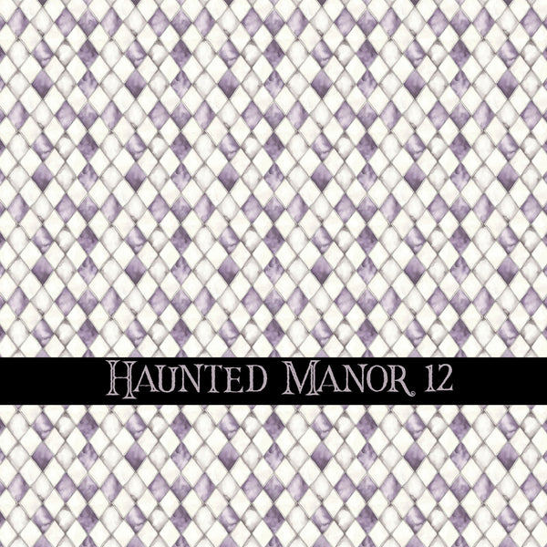 Haunted Manor Vinyl collection- 12x12 vinyl sheets-16 designs available