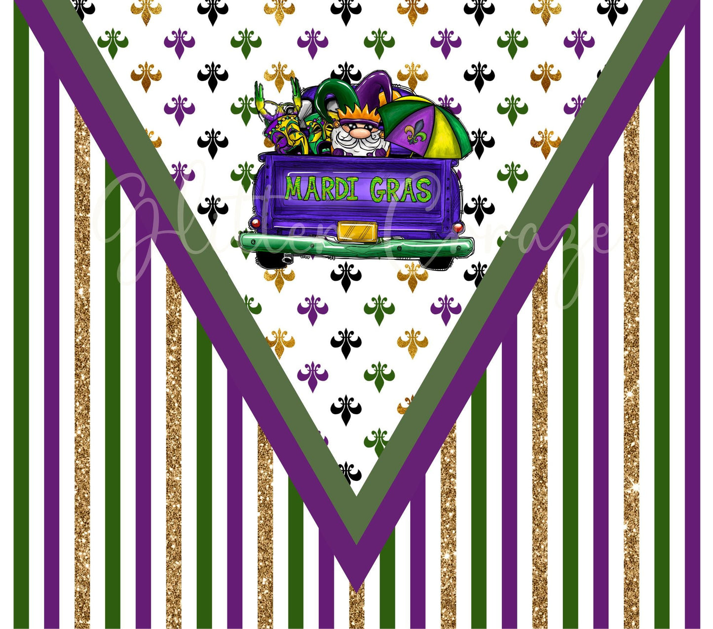 Marrdi Gras - Adhesive Vinyl Wrap - 10 designs