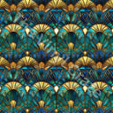 Stained Peacock - Adhesive Vinyl Wrap and 12x12 Sheets - 12 Design Options