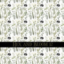 Hex and Bloom Vinyl collection- 12x12 vinyl sheets-16 designs available