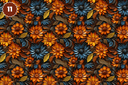 Tooled Leather Collection - Adhesive Vinyl 12x12 Sheets - 20 Design Options