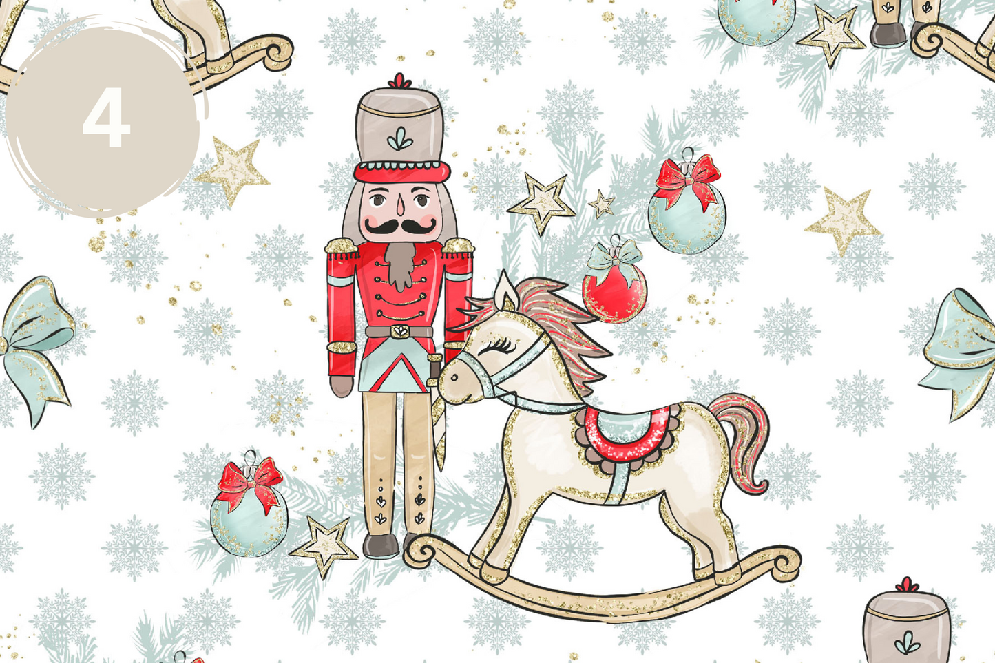 Nutcracker Collection - Adhesive Vinyl 12x12 Sheets - 11 Design Options