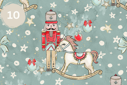 Nutcracker Collection - Adhesive Vinyl 12x12 Sheets - 11 Design Options