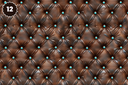 Turquoise and Brown Tooled Leather - Adhesive Vinyl 12x12 Sheets - 22 Design Options