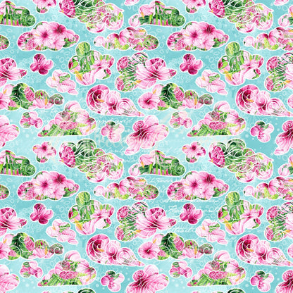 Lilly Vibes - Adhesive Vinyl Wrap 12x12 Sheets - 14 Designs