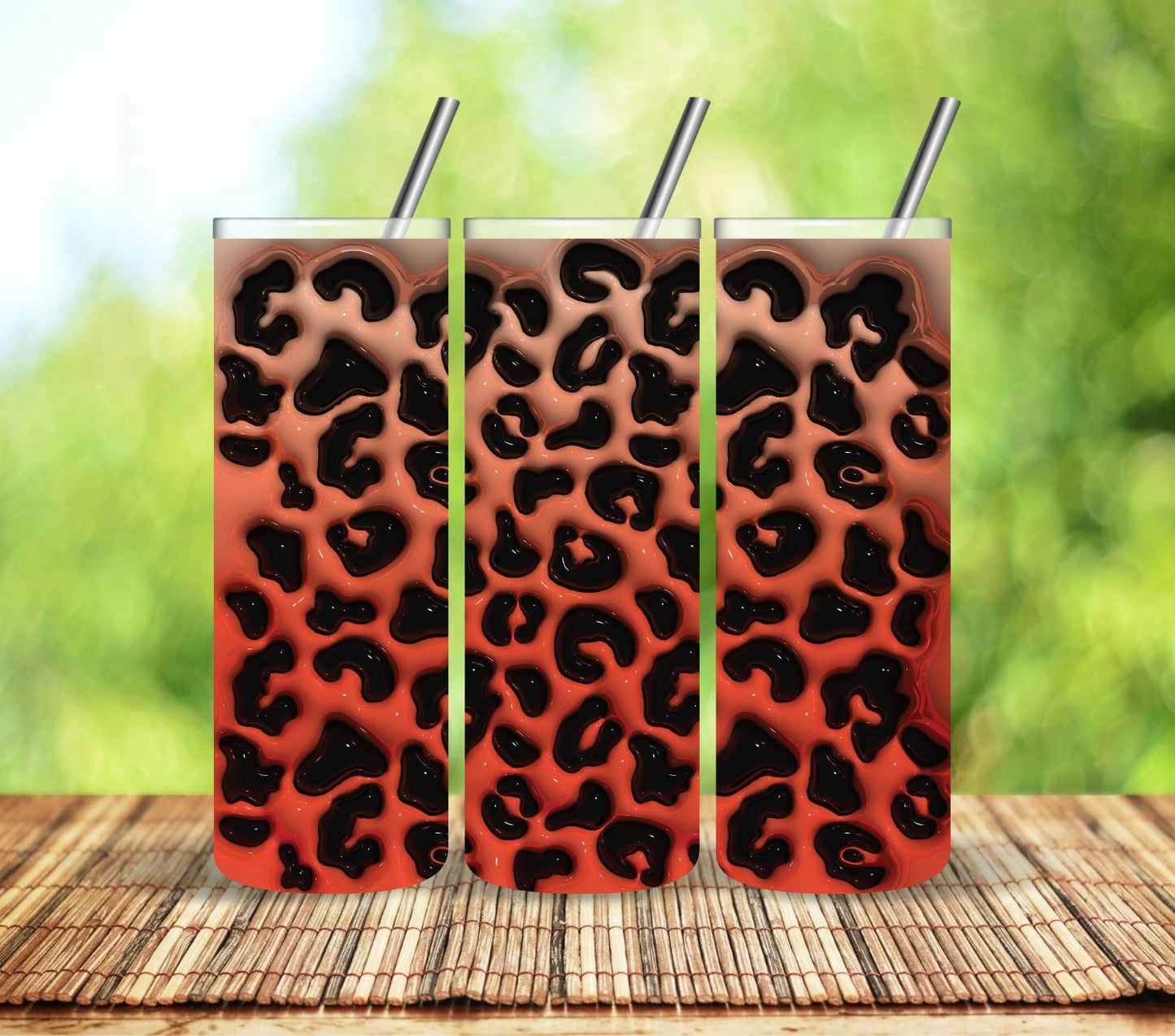 Leopard Puff - Adhesive Vinyl Wraps -12 Design options