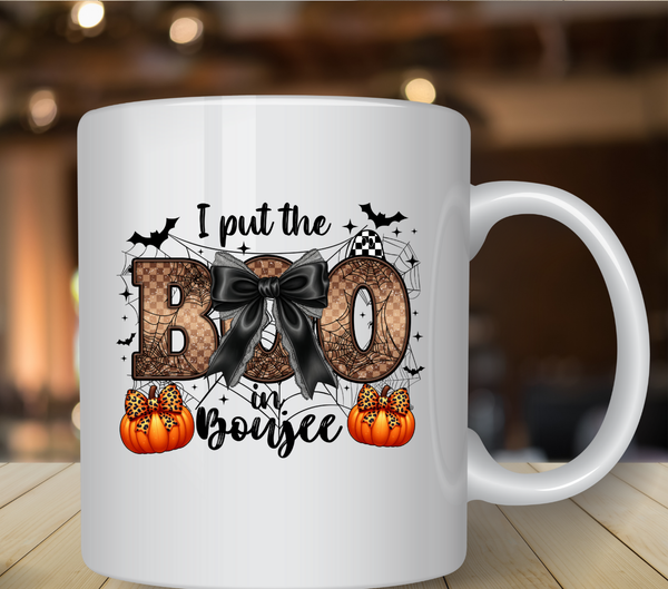 I Put the Boo in Bougie- UV DTF Decals ( 5 Varients)