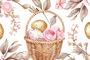 Pink and Gold Easter - Adhesive Vinyl 12x12 Sheets - 12 Design Options