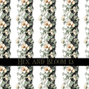 Hex and Bloom Vinyl collection- 12x12 vinyl sheets-16 designs available