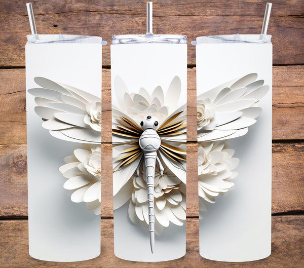 3D Dragonflies - Adhesive Vinyl Wrap - 8 designs
