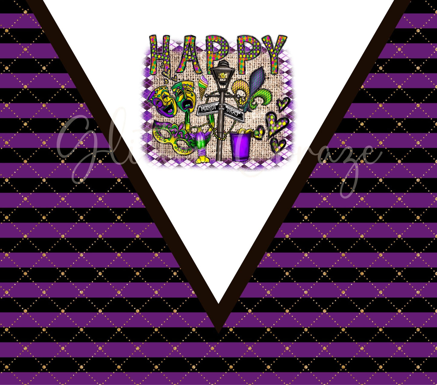 Marrdi Gras - Adhesive Vinyl Wrap - 10 designs