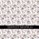 Haunted Manor Vinyl collection- 12x12 vinyl sheets-16 designs available