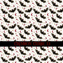Crimson Curse Vinyl collection- 12x12 vinyl sheets-14 designs available