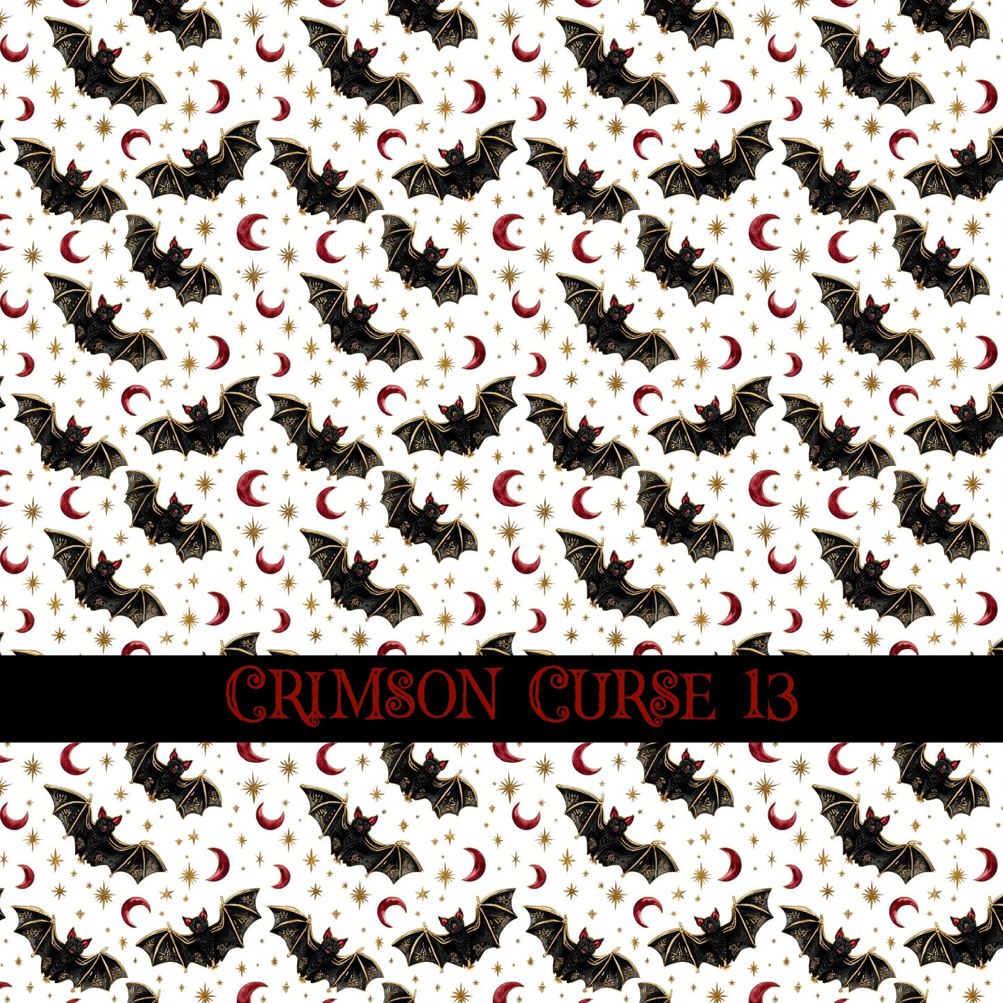 Crimson Curse Vinyl collection- 12x12 vinyl sheets-14 designs available