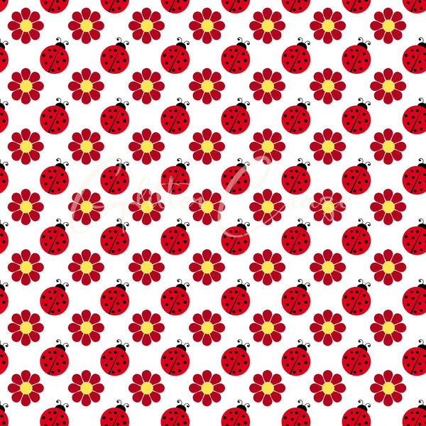 Love Bug - Adhesive Vinyl 12x12 Sheets- 24 Patterns
