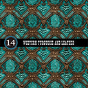 Western Turquoise and Leather Collection Vinyl collection- 12x12 vinyl sheets-20 designs available