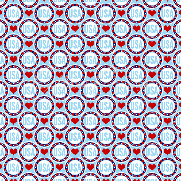 4th of July - Adhesive Vinyl 12x12 sheets - 30 patterns