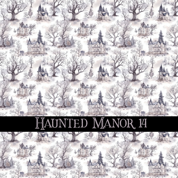 Haunted Manor Vinyl collection- 12x12 vinyl sheets-16 designs available