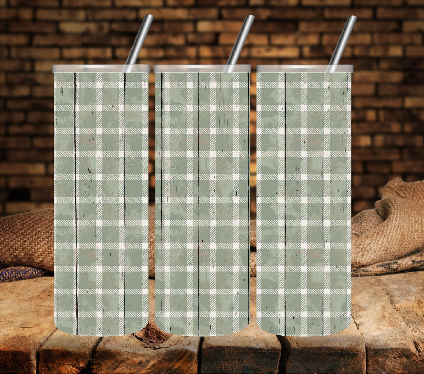 Woodlands Christmas Vinyl tumbler wraps- 18 Designs- 2 Sizes Avaialble