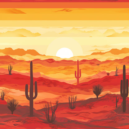 Desert Sunset - 12 Design options - - Adhesive Vinyl Wrap and 12x12 Sheets