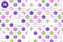 Purple Floral Easter - Adhesive Vinyl 12x12 Sheets - 16 Design Options