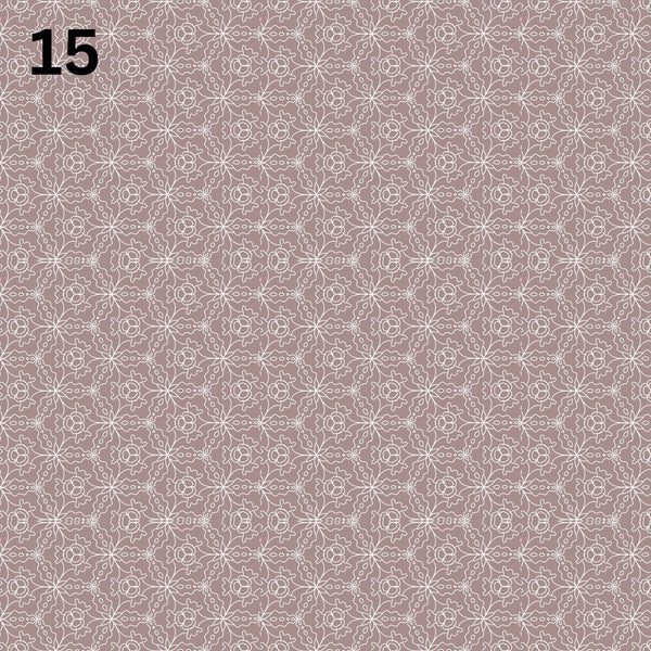 Rustic Pink Christmas Collection - Adhesive Vinyl 12x12 sheets - 20 Prints