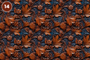 Tooled Leather Collection - Adhesive Vinyl 12x12 Sheets - 20 Design Options
