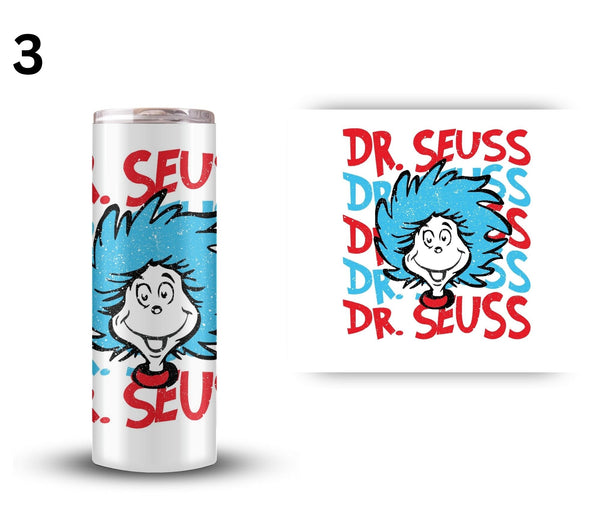 Seuss - UV DTF Decals- 12 designs 4 Sizes