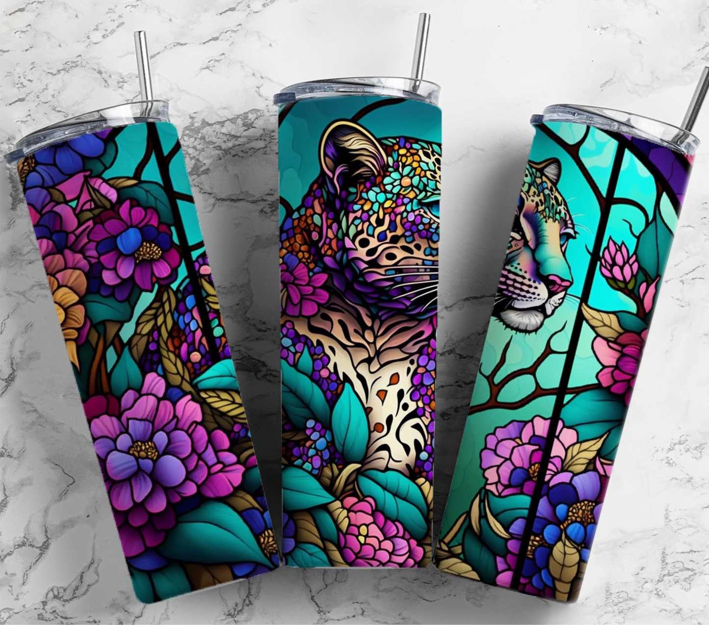 Stained Glass - Adhesive Vinyl Wraps - 30 Design Options