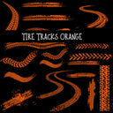 Tire Tracks UV DTF Decal sheet 5 Color Options