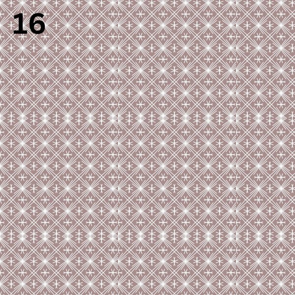 Rustic Pink Christmas Collection - Adhesive Vinyl 12x12 sheets - 20 Prints