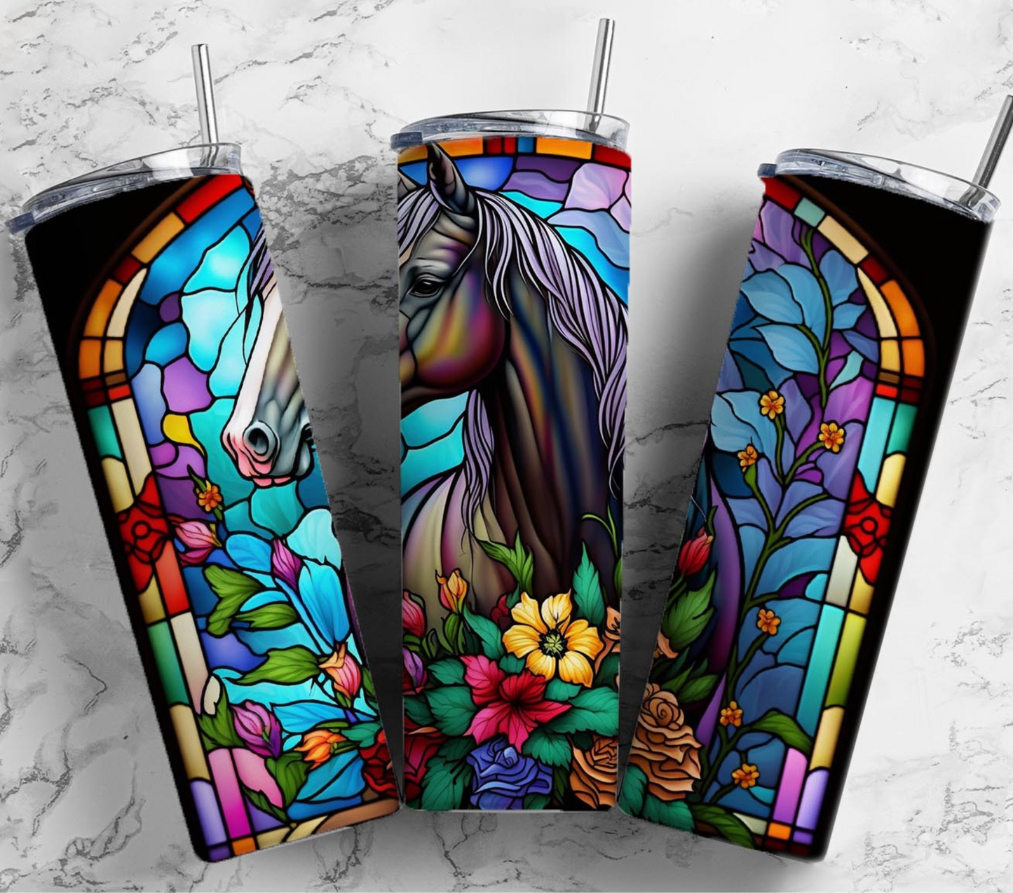 Stained Glass - Adhesive Vinyl Wraps - 30 Design Options