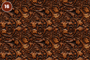 Tooled Leather Collection - Adhesive Vinyl 12x12 Sheets - 20 Design Options