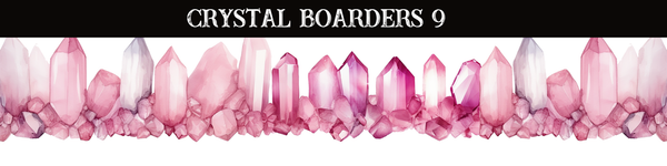 Crystals Borders UV DTF - 8 Design Options