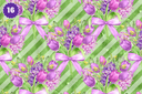 Purple Floral Easter - Adhesive Vinyl 12x12 Sheets - 16 Design Options