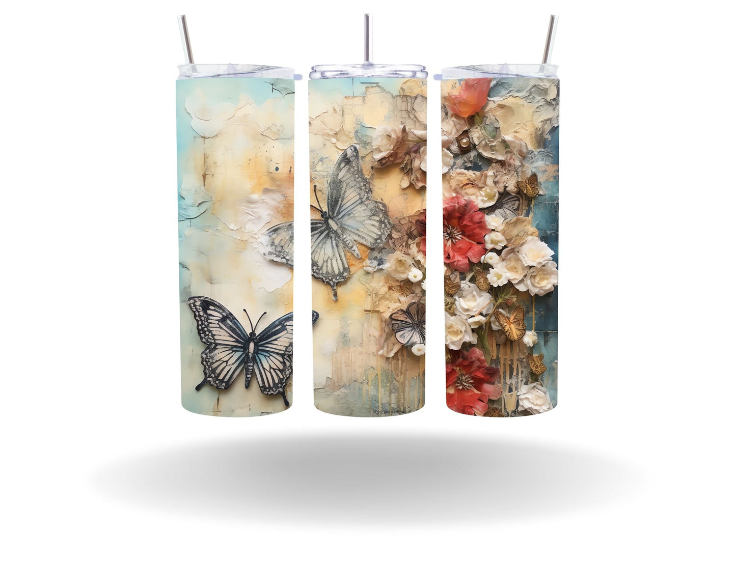 Vintage Spring Floral - Adhesive Vinyl Wrap - 50 Design Options