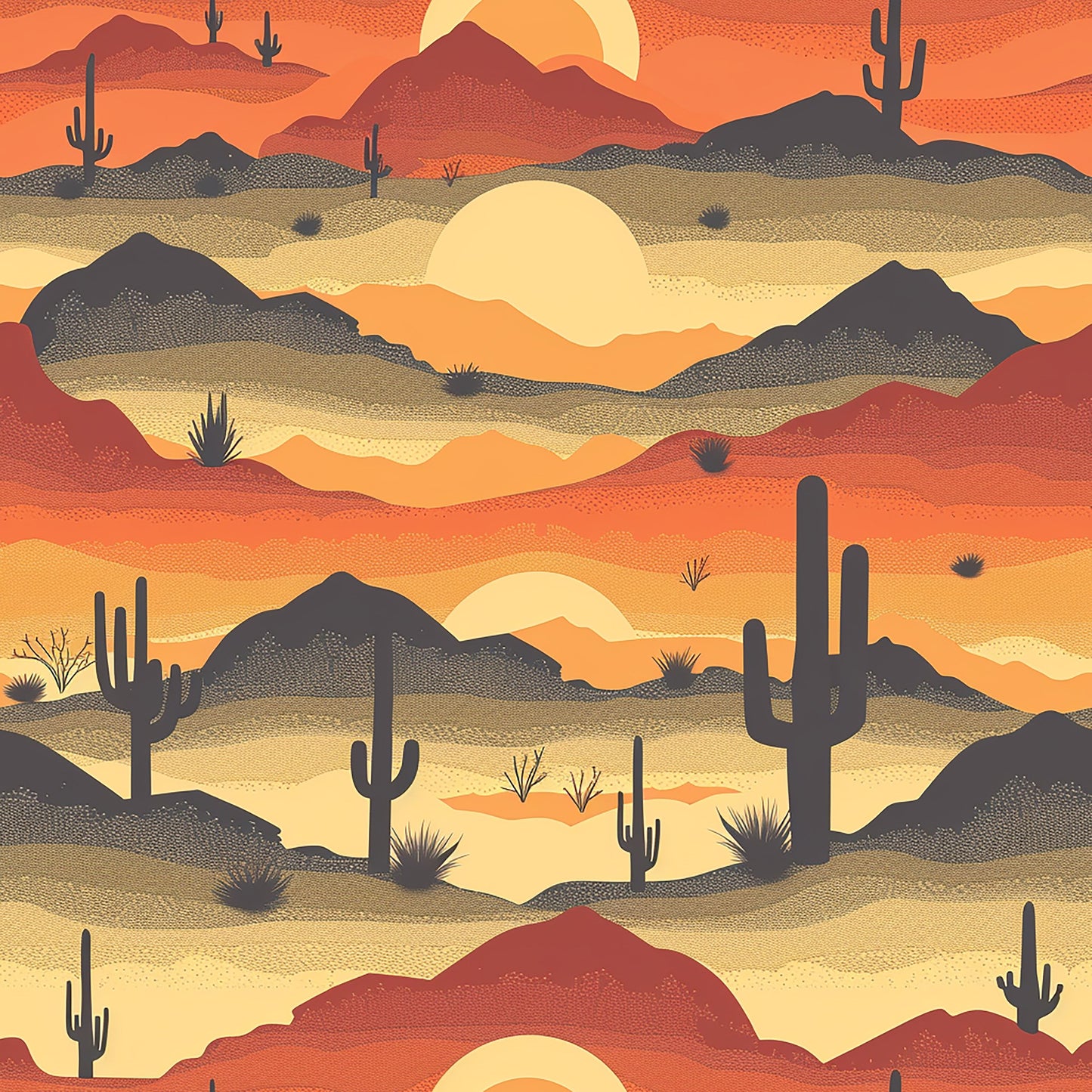 Desert Sunset - 12 Design options - - Adhesive Vinyl Wrap and 12x12 Sheets