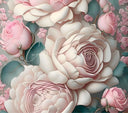 3D Flowers and roses - Adhesive Vinyl Wrap - 14 Designs