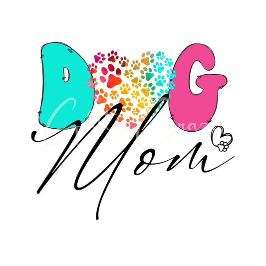 Dog Mom - UV DTF Decal