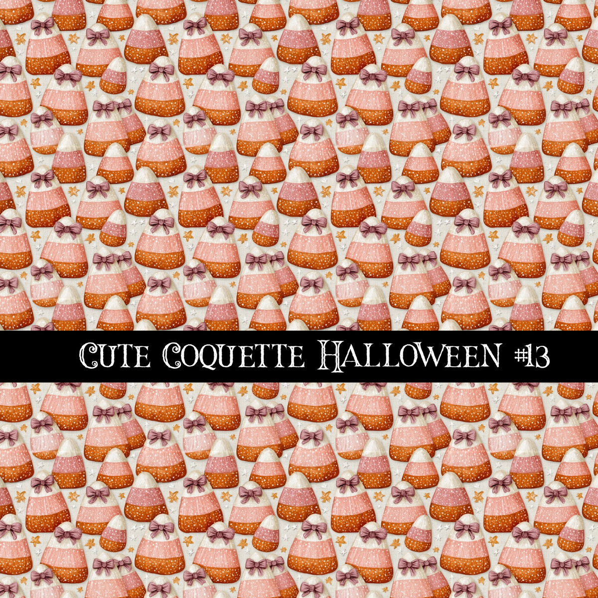 Cute coquette Halloween collection- 12x12 vinyl sheets 15 designs available
