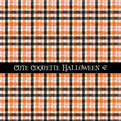 Cute coquette Halloween collection- 12x12 vinyl sheets 15 designs available