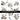 Halloween Gnomes UV DTF Decal sheets 6 Designs available